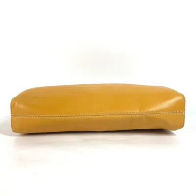 Pre-owned Loewe Yellow Leather Handbag Tote Bag ()
