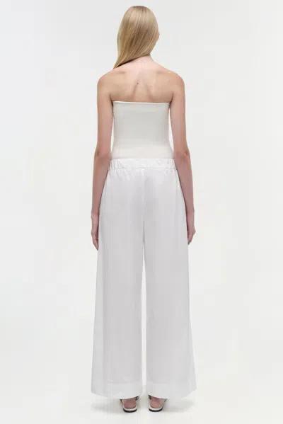 Simkhai Women's Nicole Strapless Compact Knit Top In Ivory