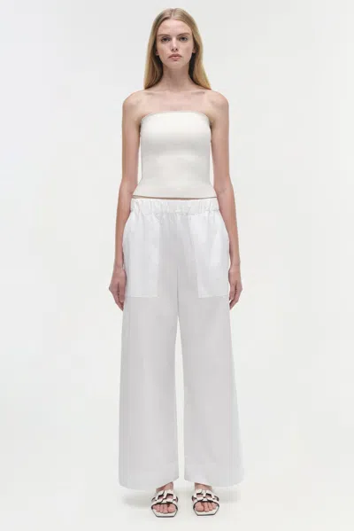 Simkhai Women's Nicole Strapless Compact Knit Top In Ivory