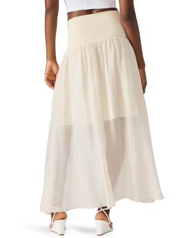 Steve Madden Amaya Maxi Skirt In White