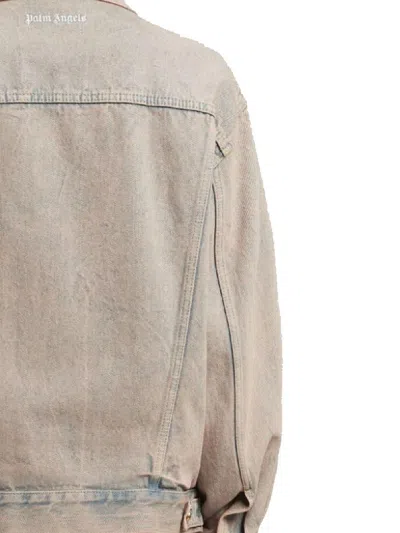 Palm Angels Overdye-wash Denim Jacket