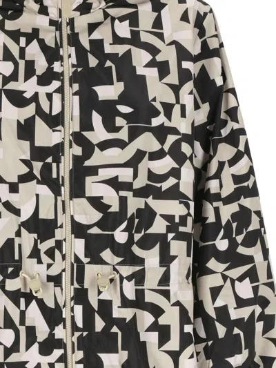 Mackage Pattern Print Casual Jacket In Black