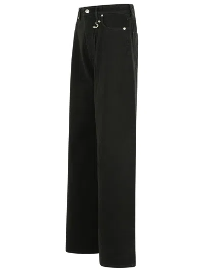 Sportmax 'siamese' Black Cotton Jeans