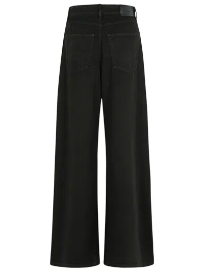 Sportmax 'siamese' Black Cotton Jeans
