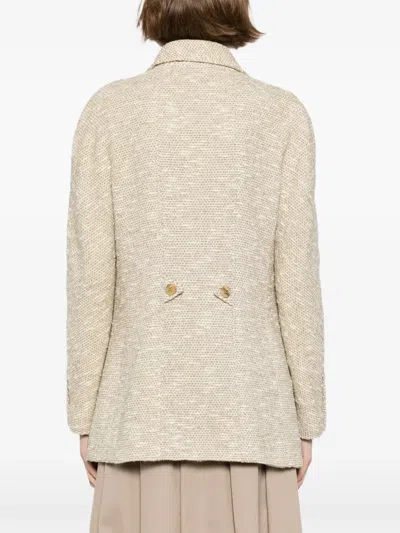 Pre-owned Chanel 1990-2000s Tweed Jacket In Brown