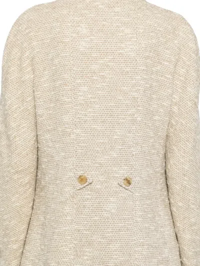 Pre-owned Chanel 1990-2000s Tweed Jacket In Brown