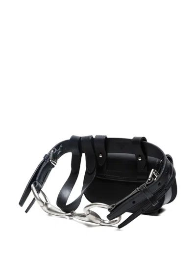 Pre-owned Gucci 2000-2020 Bamboo Waist Bag In Black