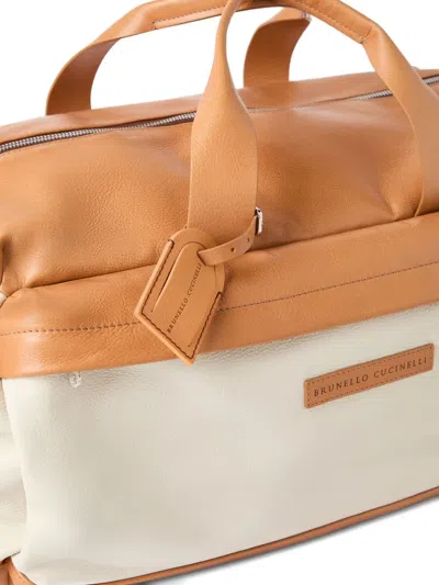 Brunello Cucinelli Leather Holdall