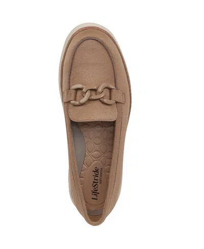 Lifestride Women's Chelsea-bit Round Toe Platform Loafers