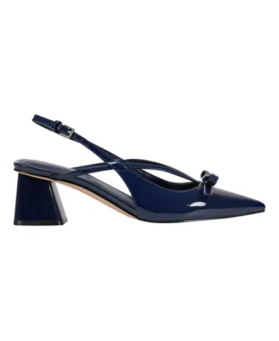 Marc Fisher Women's Laily Block Heel Slingback Pumps