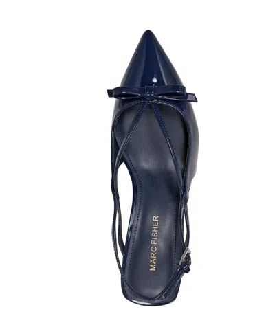 Marc Fisher Women's Laily Block Heel Slingback Pumps