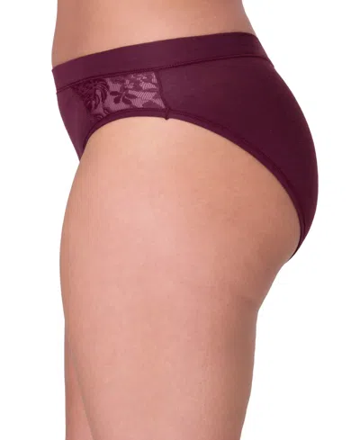 Bali Women's Breathe Lace High-cut Underwear Dfcmhh In Brown