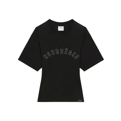 Courrèges Waisted Printed T-shirt