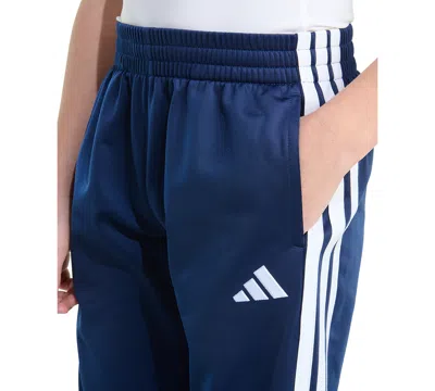 Adidas Originals Toddler & Little Boys Elastic-waistband Essential 3-stripe Jogger Pants In Blue