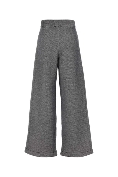 Max Mara Pants In Gray