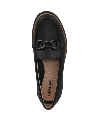 Lifestride Women's Chelsea-bit Round Toe Platform Loafers