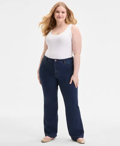 Jones New York Plus Size Lexington High-rise Slim Bootcut Jeans