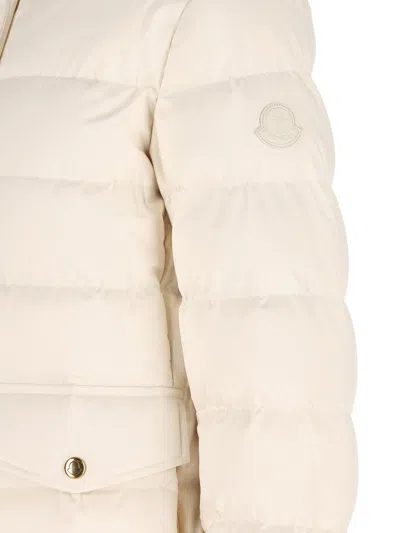 Moncler Bessettes Short Down Jacket In Neutral