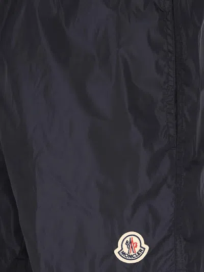 Moncler Crochet Insert Swimsuit Featuring Back Pocket
