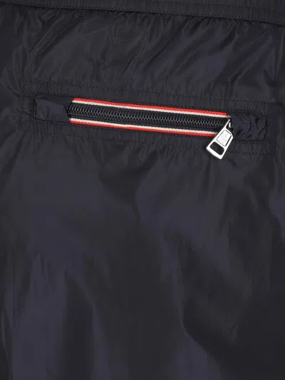 Moncler Crochet Insert Swimsuit Featuring Back Pocket