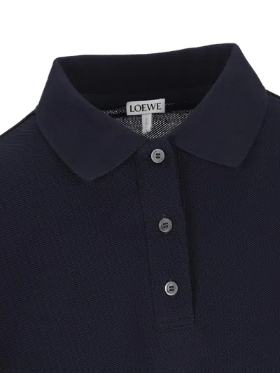 Loewe T-shirt And Polo Shirt In Black