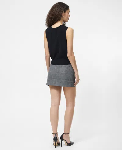 French Connection Cosysoft Knit Vest In Blue