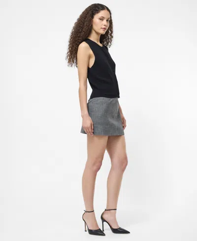 French Connection Cosysoft Knit Vest In Blue