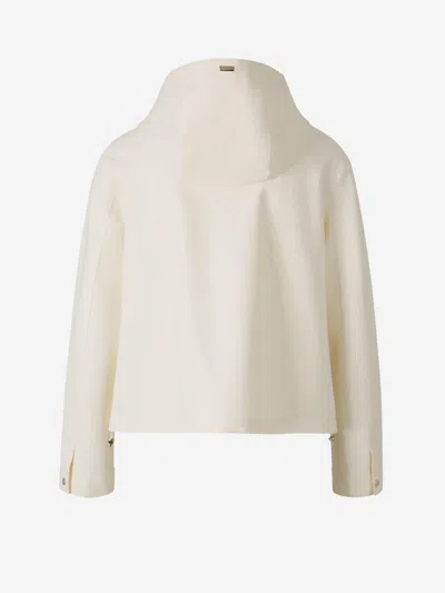 Herno Plain Hooded Jacket In Neutral