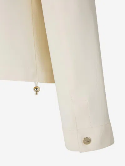 Herno Plain Hooded Jacket In Neutral