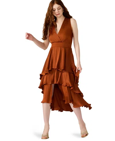 Steve Madden Beiley Sleeveless Tiered Midi Dress