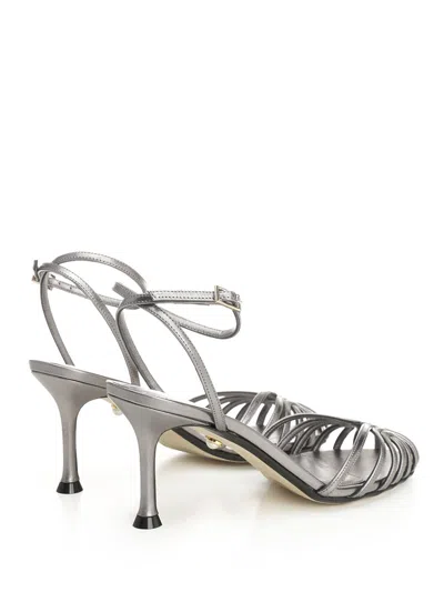 Alevì Milano Ally-75 075 Glam Shine Sandals Silver