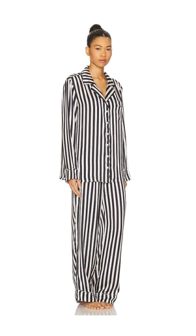 Show Me Your Mumu Classic Pj Set In Blue