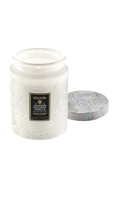 Voluspa Tahitian Coconut Large Jar Candle