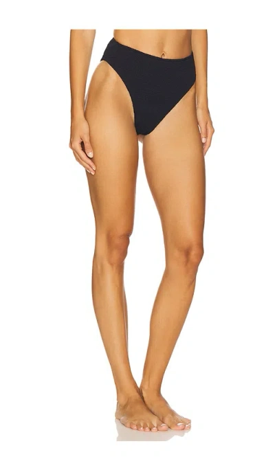 Patbo Metallic Jacquard High Waist Bikini Bottom