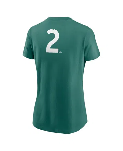 Nike Women's Alex Bregman Green Boston Red Sox 2025 City Connect Fuse Name Number T-shirt