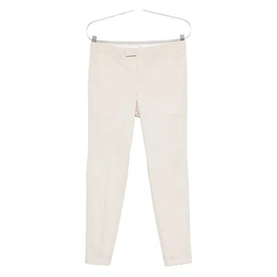 Pt Torino Beige Tailored Trousers With Hidden Closure