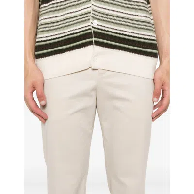 Pt Torino Beige Tailored Trousers With Hidden Closure