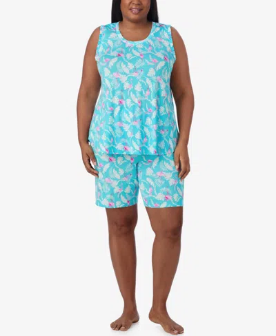 Ellen Tracy Plus Size Sleeveless Bermuda Pajama Set