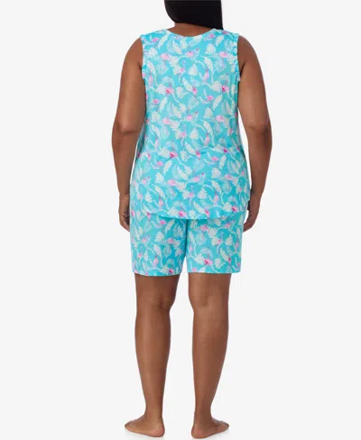 Ellen Tracy Plus Size Sleeveless Bermuda Pajama Set