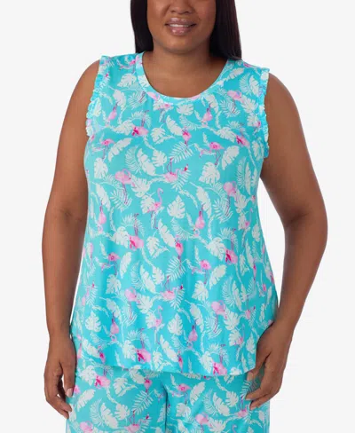 Ellen Tracy Plus Size Sleeveless Bermuda Pajama Set
