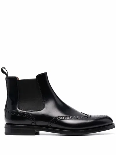 Church's Charlize Brogue-detail Chelsea Boots Shoes