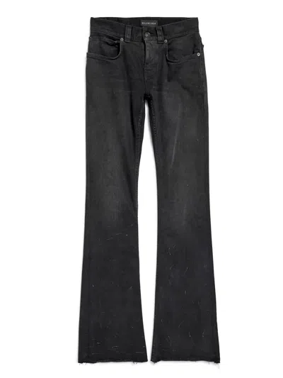 Balenciaga Slim Fit Bootcut Clothing In Black