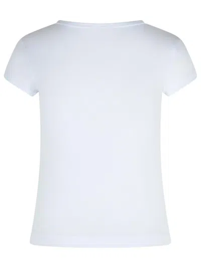 Diesel Angie T-shirt With Peekaboo Logo In White