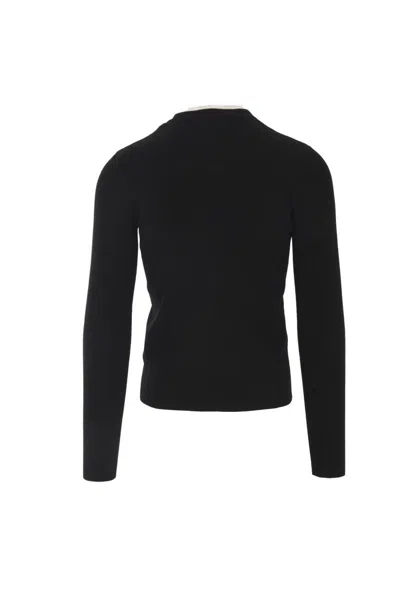 Diesel Darin Black Crewneck T-shirt With Oval D Logo Cut-out On The Front In Cotton Man In Black