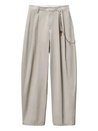 Alexander Wang Mid-rise Trousers Clothing In Brown
