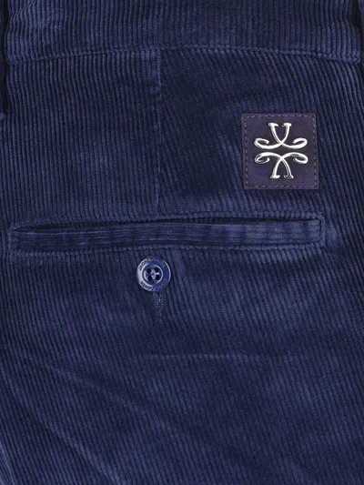 Jacob Cohen Logo-patch Jeans In Blue