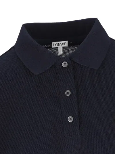 Loewe T-shirt And Polo Shirt In Black