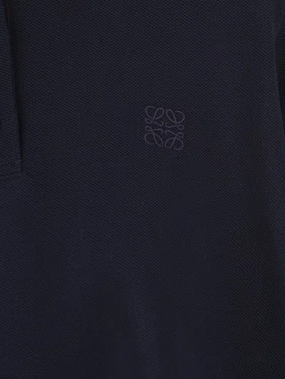 Loewe T-shirt And Polo Shirt In Black