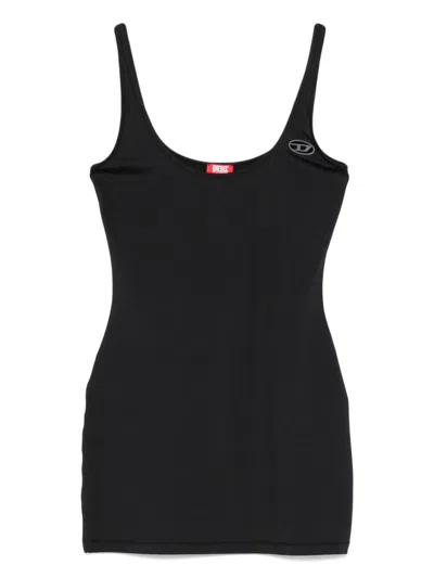 Diesel Dress Frankie-utlt In Black