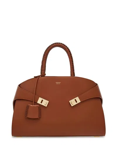 Ferragamo Mini Leather Hook Handbag